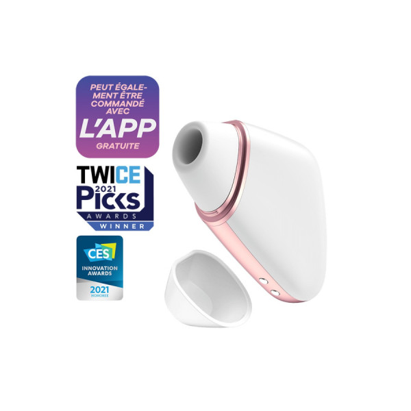 Stimulateur blanc Satisfyer Love Triangle 